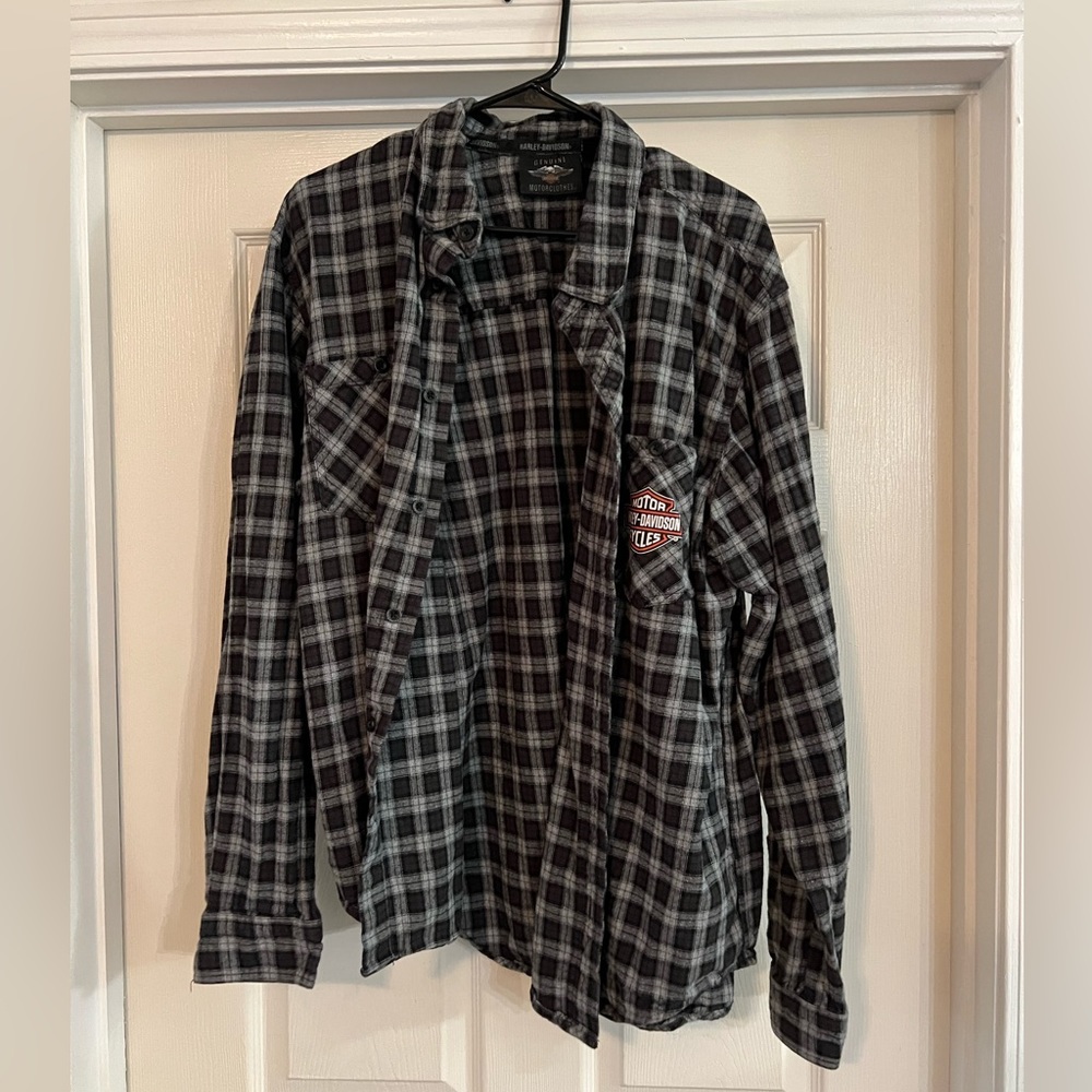 Harley Davidson Men’s flannel, size XL
